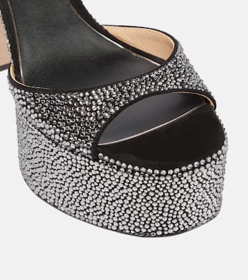 Tan-Go embellished platform sandals | Valentino Garavani