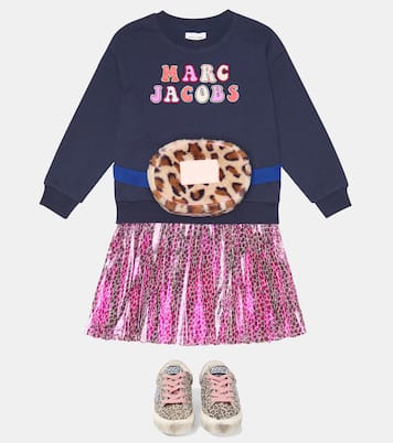 Embroidered leopard print dress | Marc Jacobs Kids