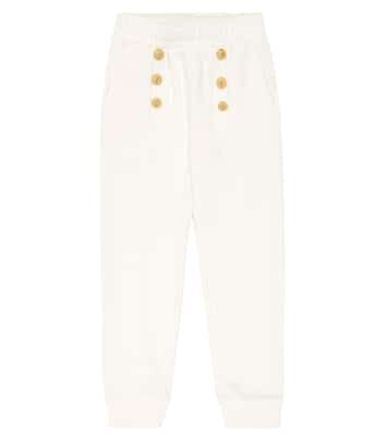 Pantalones deportivos de algodón | Balmain Kids