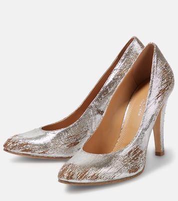 Pumps metallizzate effetto distressed | Maison Margiela
