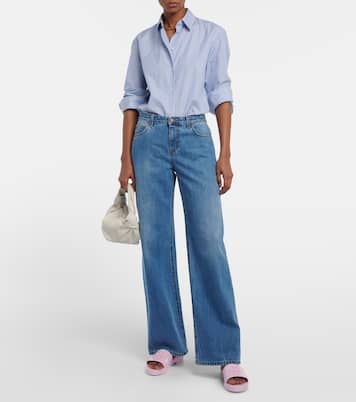 Eleanor Jelly Double T slides | Tory Burch