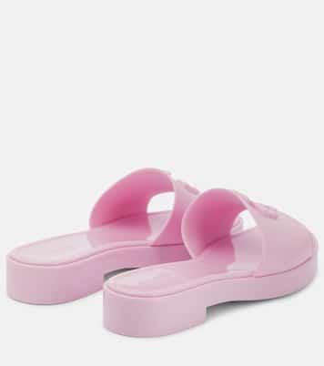 Eleanor Jelly Double T slides | Tory Burch