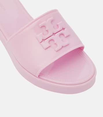 Eleanor Jelly Double T slides | Tory Burch