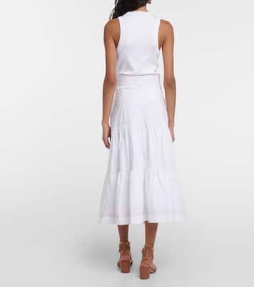 Austyn cotton-blend midi dress | Veronica Beard