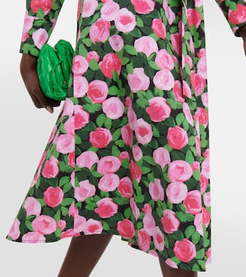 Vestido camisero en mezcla de algodón | Carolina Herrera