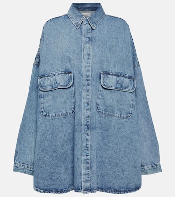 Dallas oversized denim shirt | The Frankie Shop