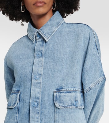 Dallas oversized denim shirt | The Frankie Shop