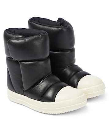 Bottes en cuir | Rick Owens Kids