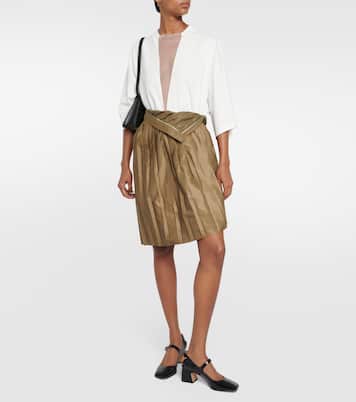 Falda midi asimétrica estampada | MM6 Maison Margiela