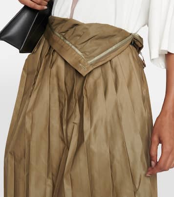 Falda midi asimétrica estampada | MM6 Maison Margiela