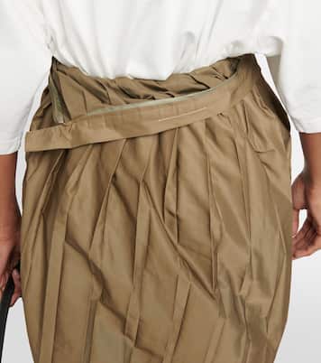 Falda midi asimétrica estampada | MM6 Maison Margiela