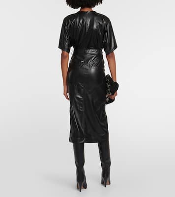 Midirock Breanne aus Lederimitat | Marant Etoile