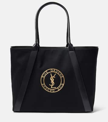 Cabas Rive Gauche brodé en toile | Saint Laurent