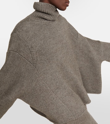 Erci alpaca and silk turtleneck sweater | The Row