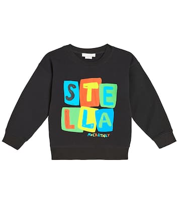 Felpa in jersey di cotone con stampa | Stella McCartney Kids