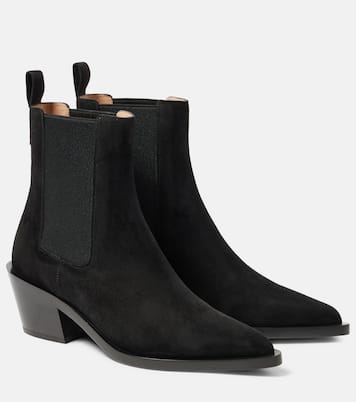 Ankle Boots Wylie aus Veloursleder | Gianvito Rossi