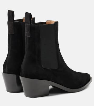 Ankle Boots Wylie aus Veloursleder | Gianvito Rossi