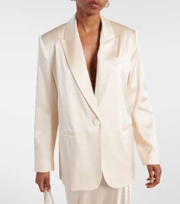Blazer oversize in seta | The Sei