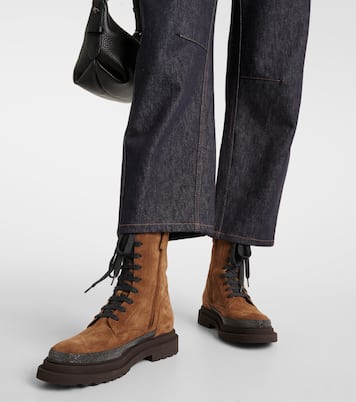 Bottines en daim | Brunello Cucinelli