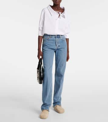 Mules Horsebit in suede GG | Gucci