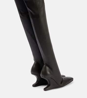 Botas mosqueteras Cantilever de piel | Rick Owens