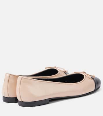 Ballerine in pelle con logo | Tory Burch