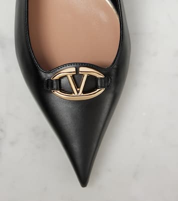 The Bold Edition VLogo 20 slingback flats | Valentino Garavani