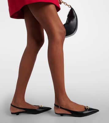 The Bold Edition VLogo 20 slingback flats | Valentino Garavani