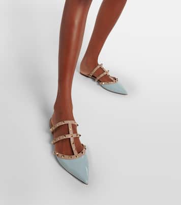 Slippers Rockstud aus Lackleder | Valentino Garavani
