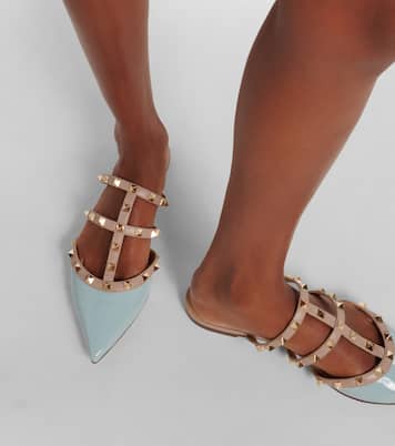 Slippers Rockstud aus Lackleder | Valentino Garavani