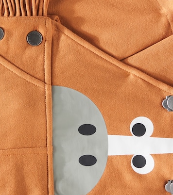 Bebé - peto de algodón estampado con flecos | Stella McCartney Kids