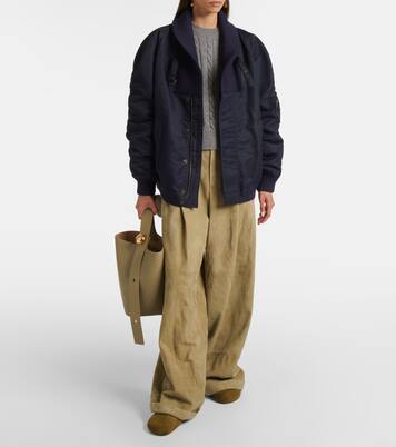 Oversize-Bomberjacke | Loewe