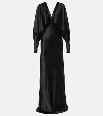Satin gown | Saint Laurent