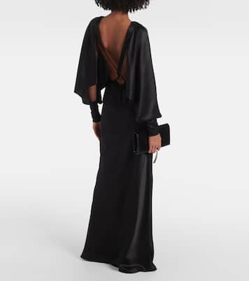 Satin gown | Saint Laurent