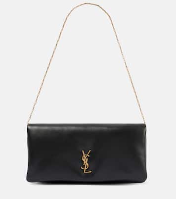 Calypso Mini leather wallet on chain | Saint Laurent