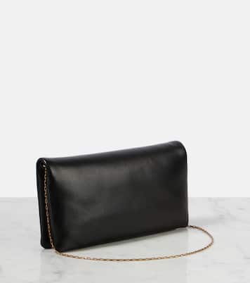 Calypso Mini leather wallet on chain | Saint Laurent