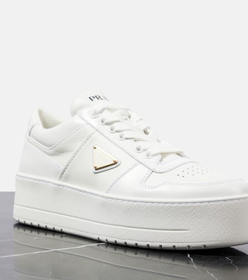 Plateau-Sneakers Downtown Bold aus Leder | Prada