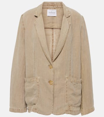 Blazer Lenny in lino | Velvet