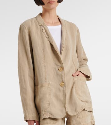 Blazer Lenny in lino | Velvet