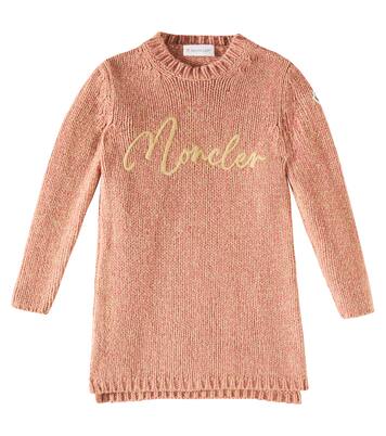 Abito in lana vergine con ricamo | Moncler Enfant