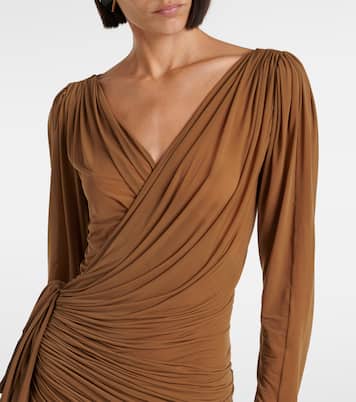 Abito midi in jersey | Saint Laurent