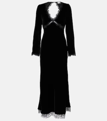 Abito midi Alesha con pizzo | Rixo