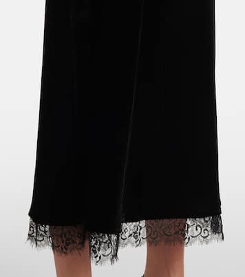 Abito midi Alesha con pizzo | Rixo