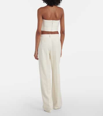 Low-rise wool pants | Wardrobe.NYC