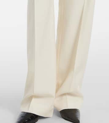 Low-rise wool pants | Wardrobe.NYC