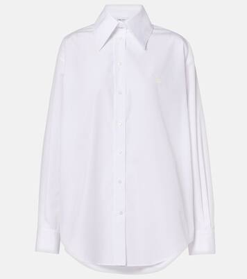 Camicia oversize in popeline di cotone | McQueen