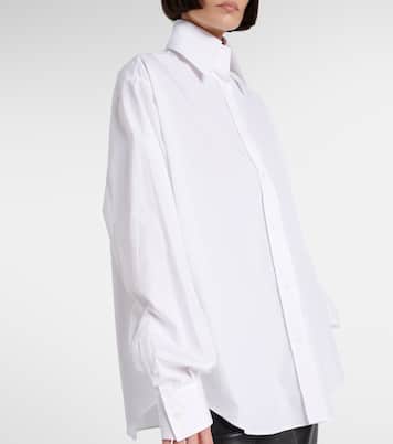 Camicia oversize in popeline di cotone | McQueen