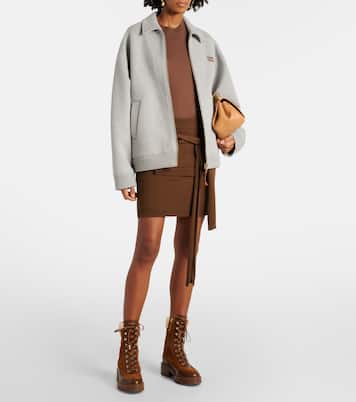 Very Cortina suede lace-up boots | Aquazzura