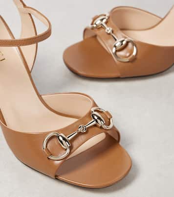 Sandali Lady Horsebit 75 in pelle | Gucci