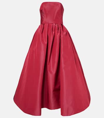 Vestido de cóctel de seda con cinturón | Carolina Herrera
